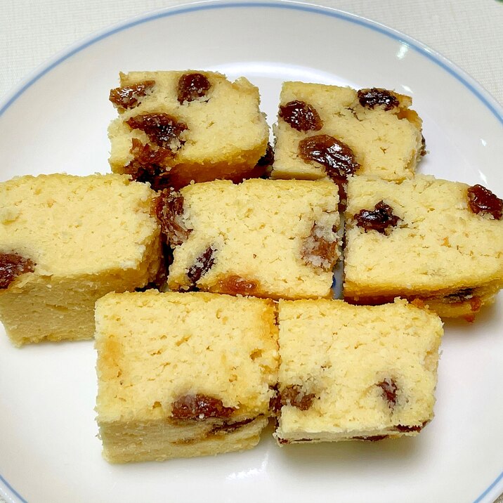 小麦粉不使用 おからとレーズンのケーキ レシピ 作り方 By もぐもぐばばち 楽天レシピ